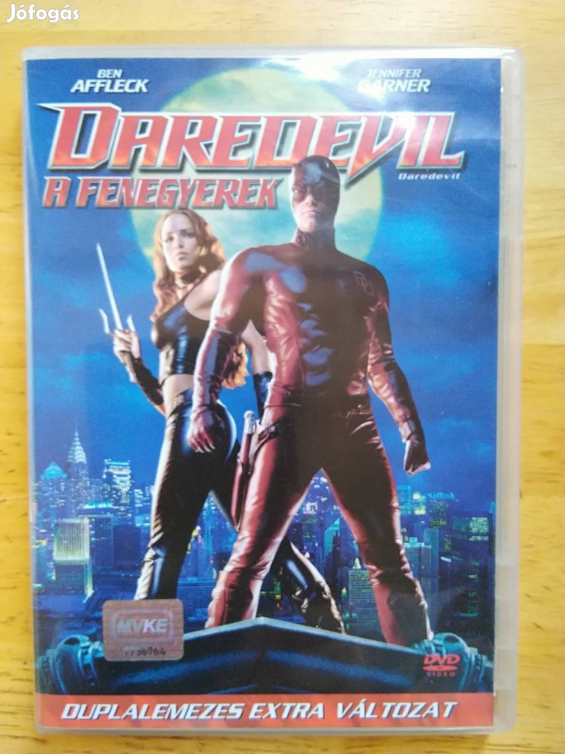 Marvel - Daredevil a fenegyerek duplalemezes újszerű dvd 