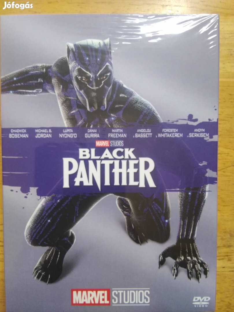 Marvel - Fekete Párduc papirfeknis dvd Chadwick Boseman Új 