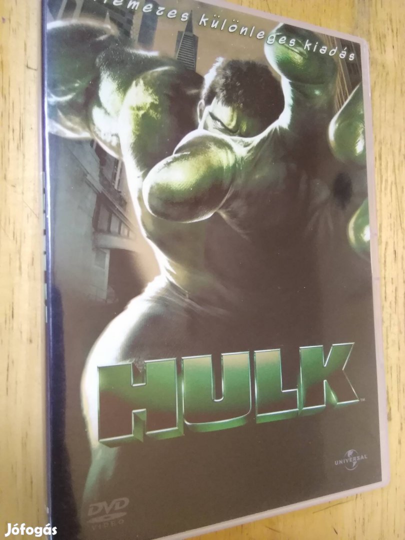 Marvel - Hulk duplalemezes újszerű dvd Eric Bana