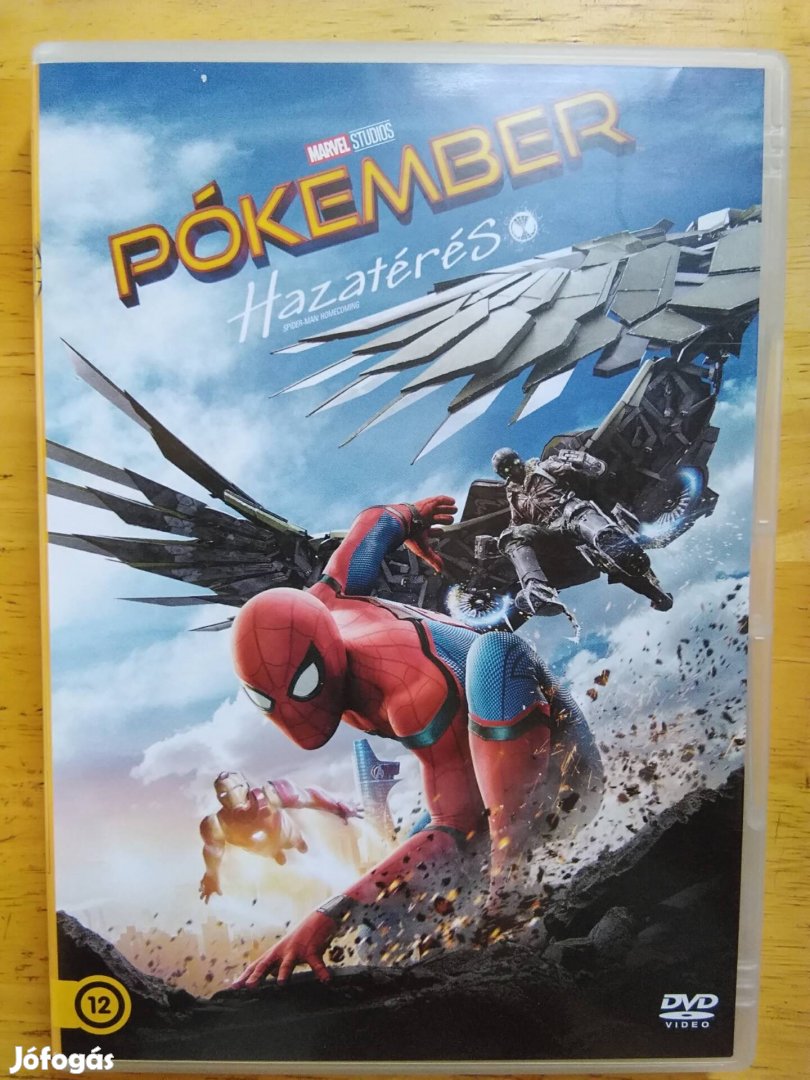 Marvel - Pókember hazatérés újszerű dvd Tom Holland 