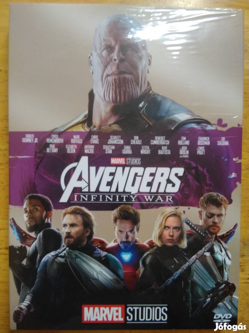 Marvel - Végtelen háború papirfeknis dvd 