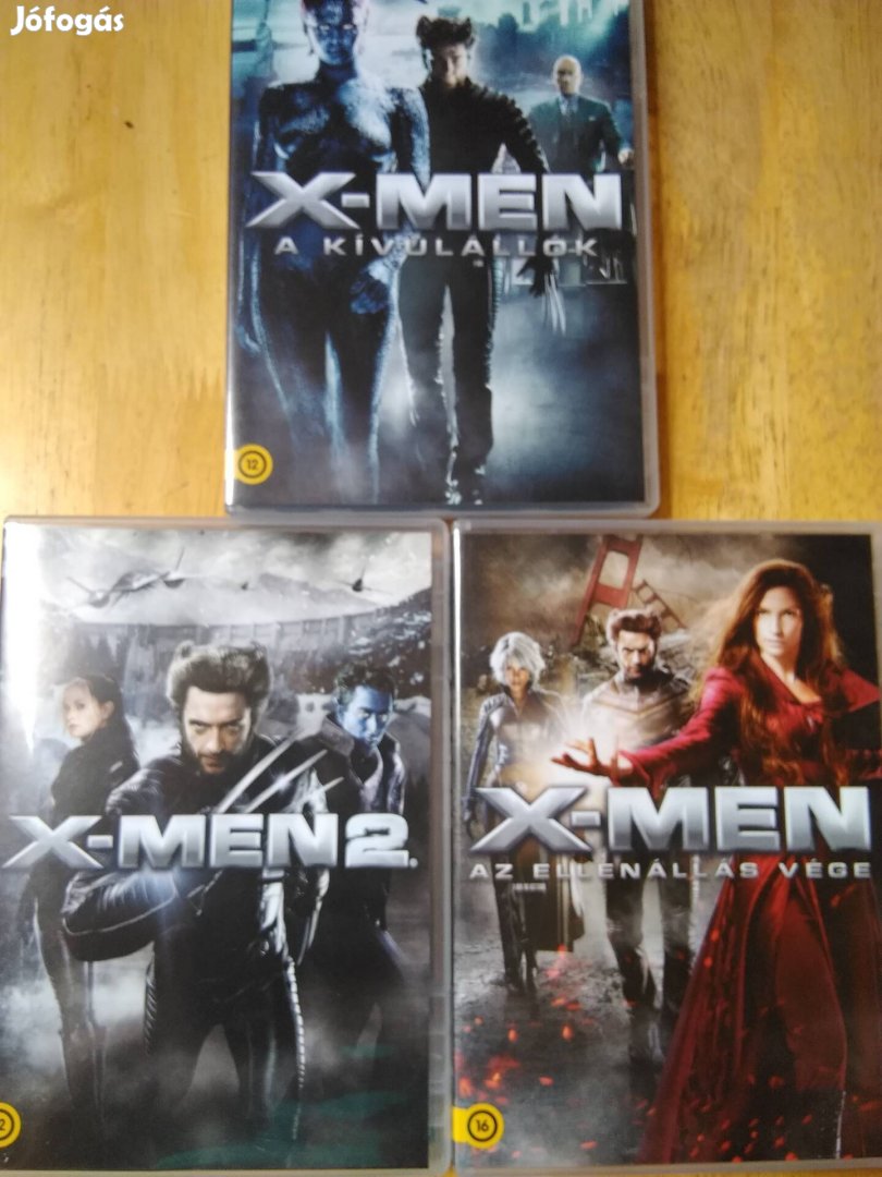 Marvel - X-men 1-2-3 újszerű dvd Hugh Jackman 