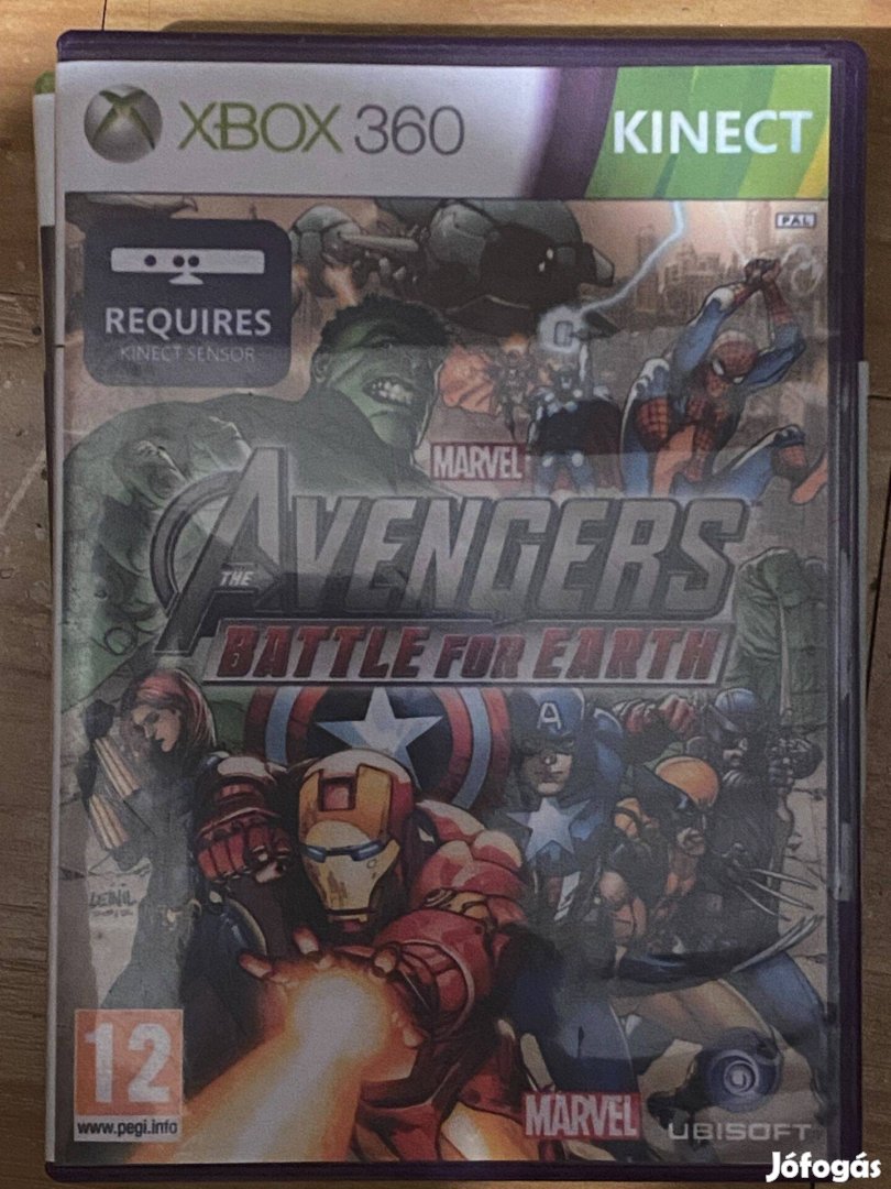 Marvel avengers battle for earth xbox 360 játék