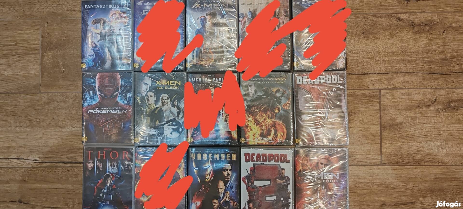 Marvel es DC dvd filmek