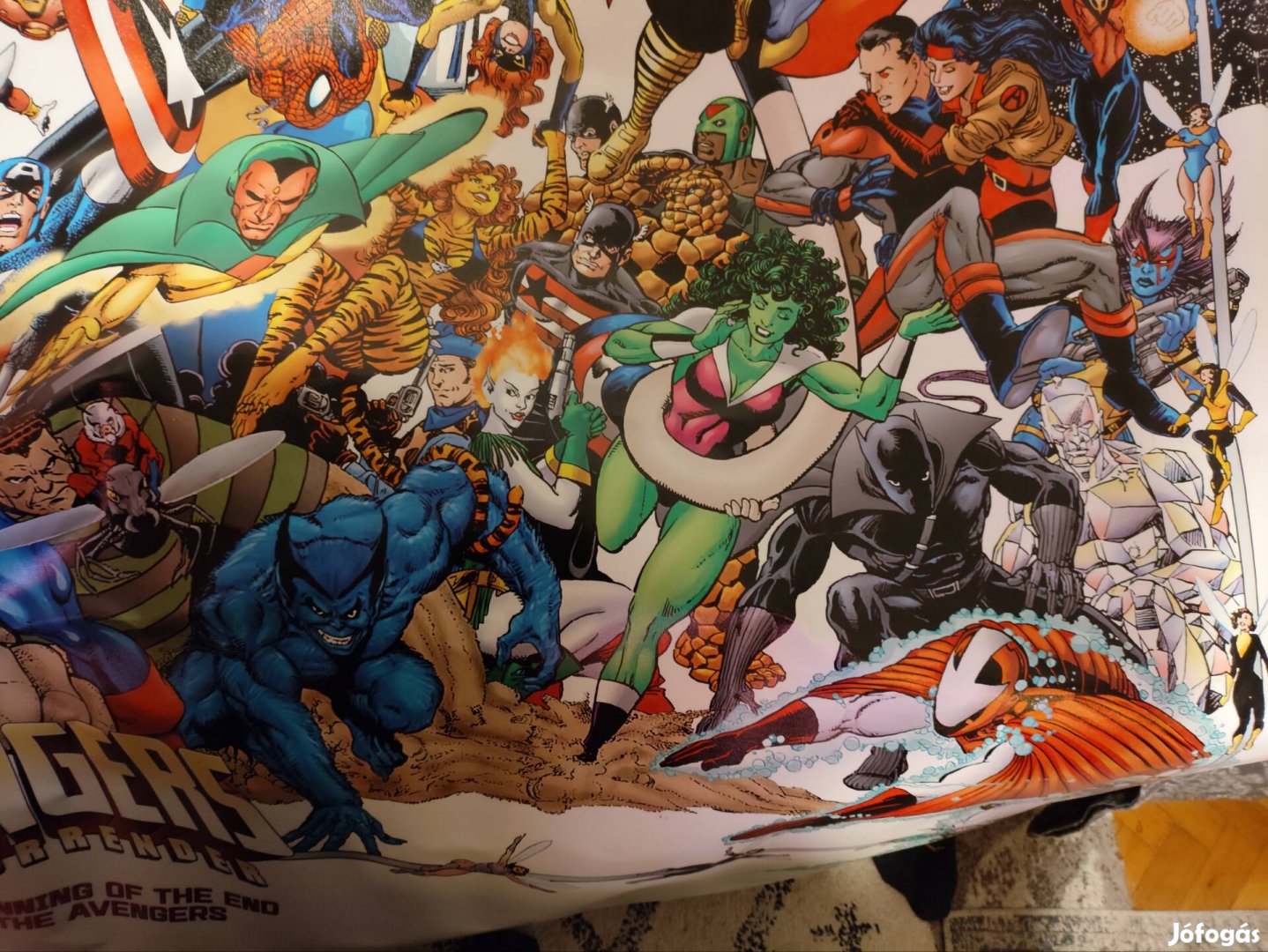 Márvel univerzum 2.5 mér hosszú 1.8 széles. kererből kivett