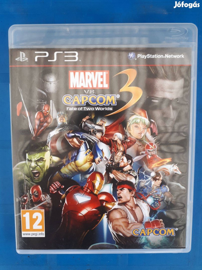 Marvel vs Capcom 3 ps3 játék,eladó,csere is