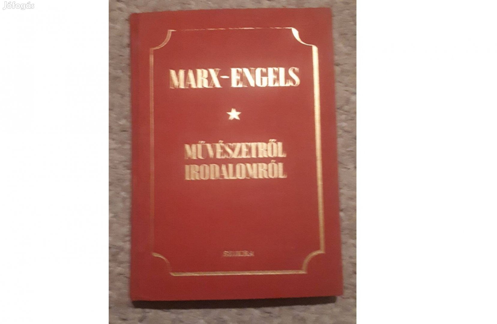 Marx Engels: Művészetről Irodalomról 1950