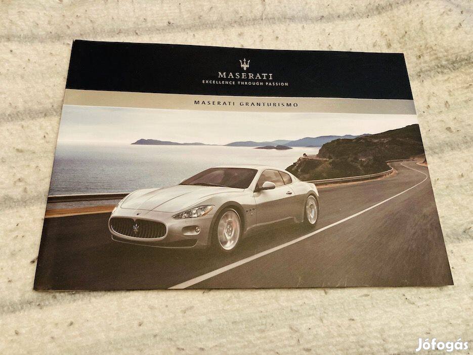 Maserati Grand Turismo GT prospektus, katalógus, brossúra