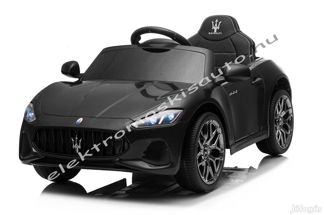 Maserati Granturismo Sport 12V fekete elektromos kisautó / 1 személyes