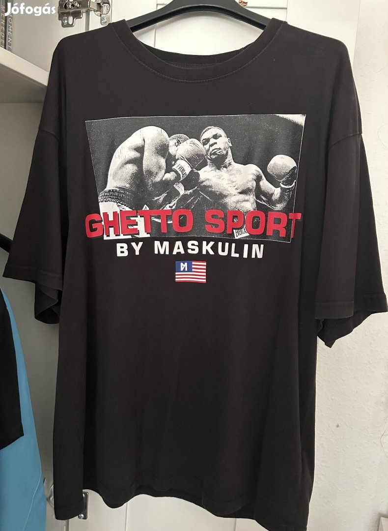 Maskulin Ghetto sport póló Mike Tyson L