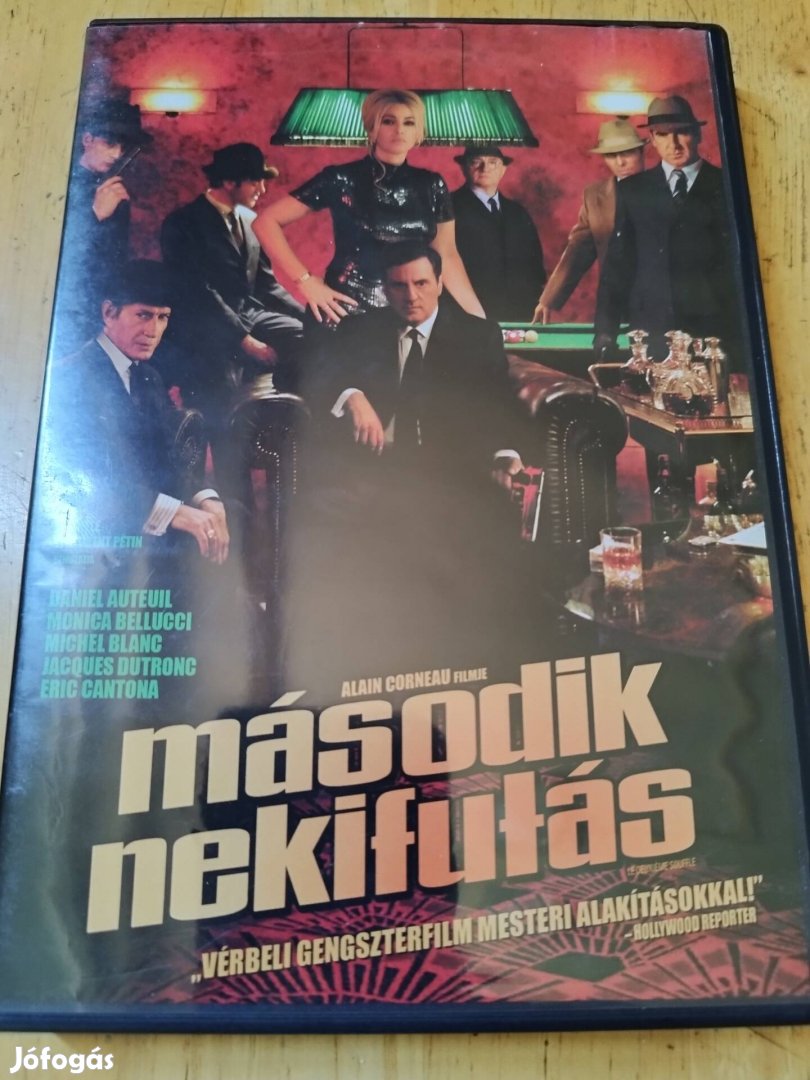 Második nekifutás újszerű dvd Monica Bellucci 