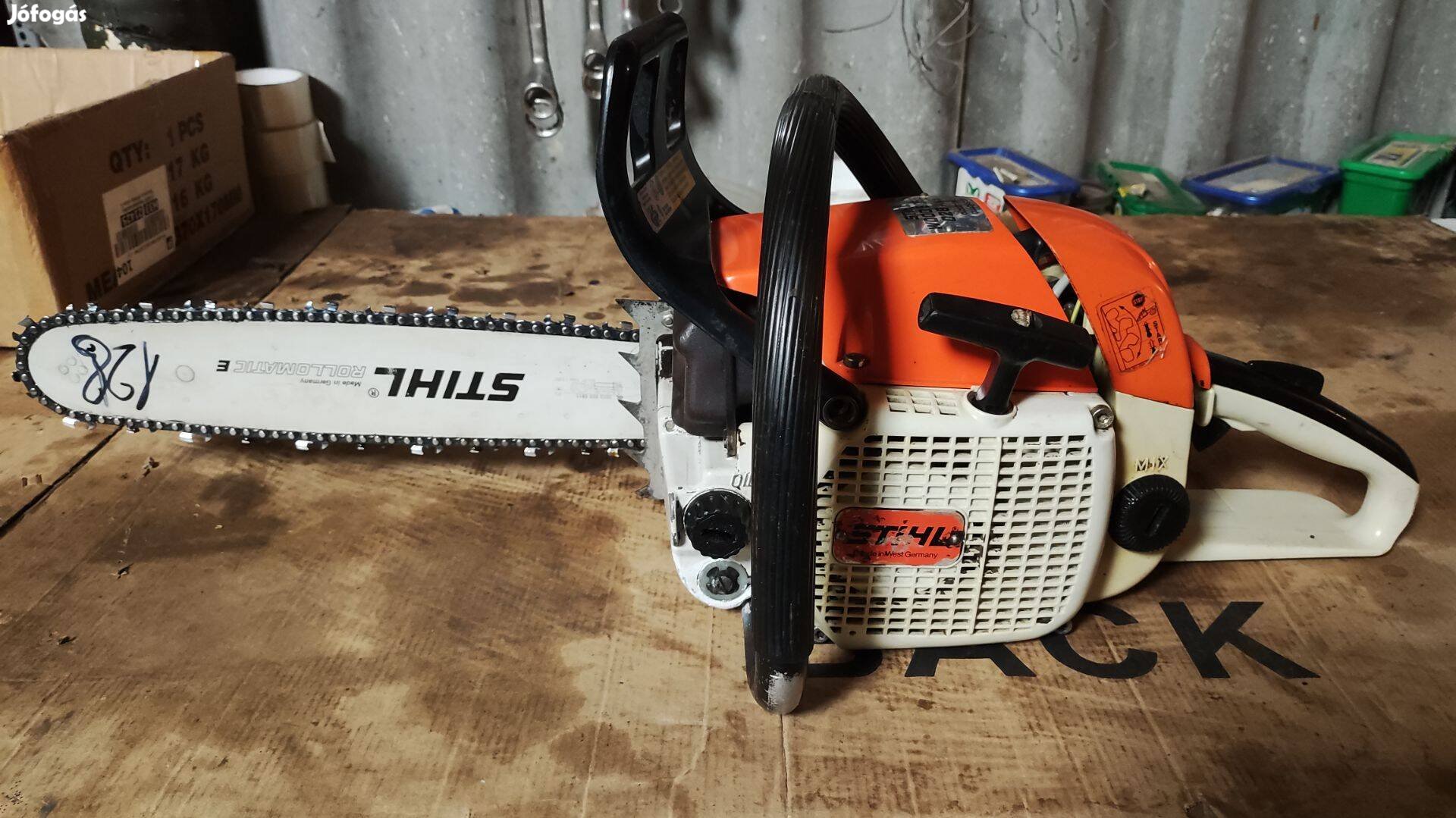 Második új állapotú Stihl Wood Boss 028 AVS eredeti
