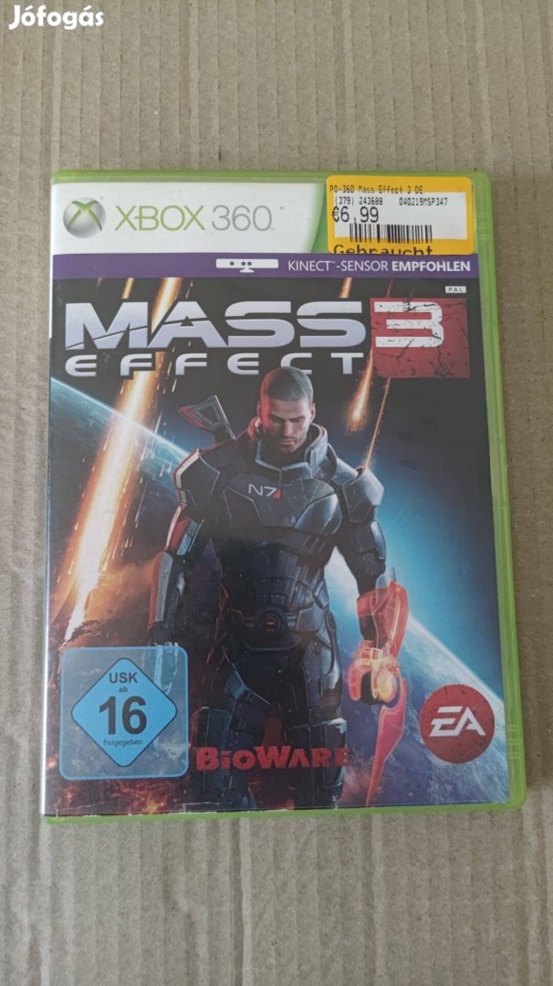 Mass Effect 3 xbox 360 játék