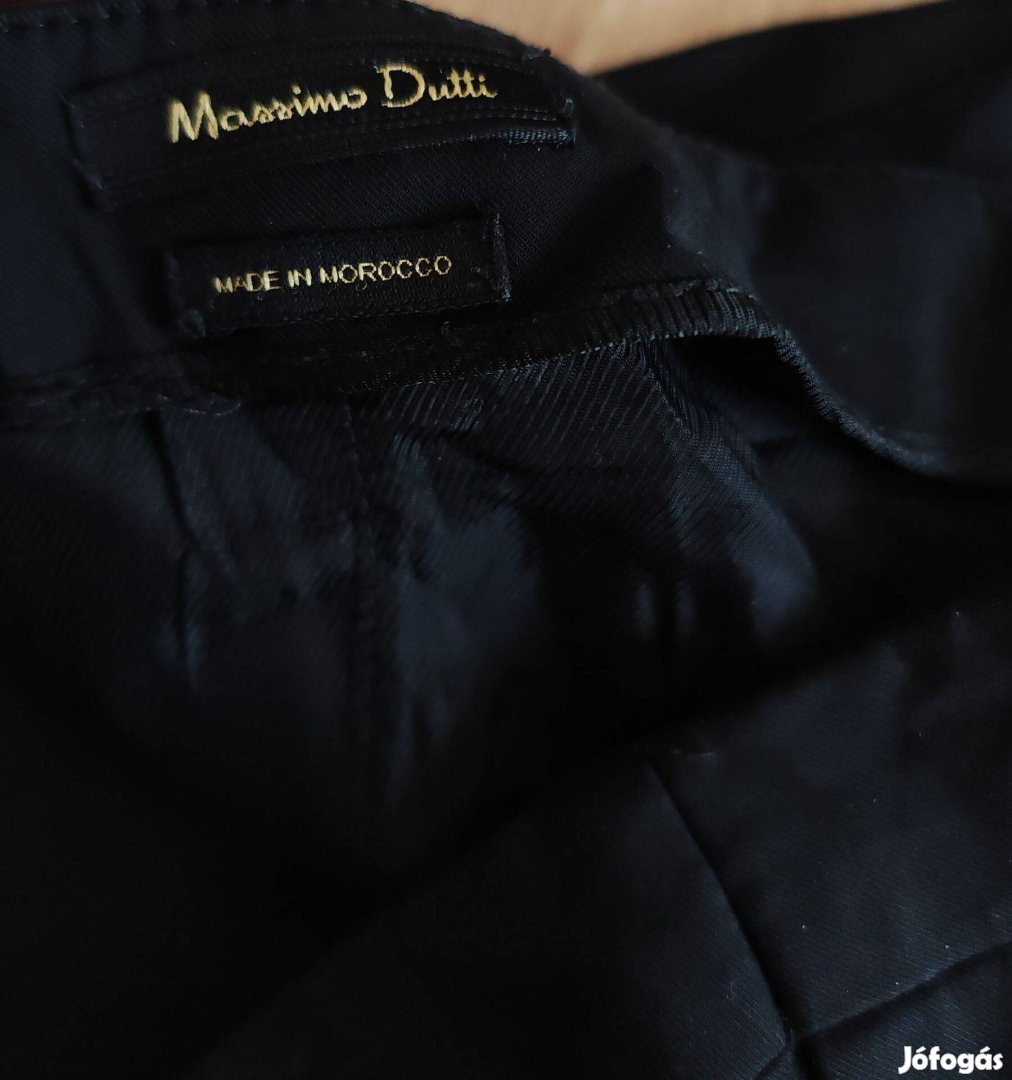 Massimo Dutti fekete női nadrág