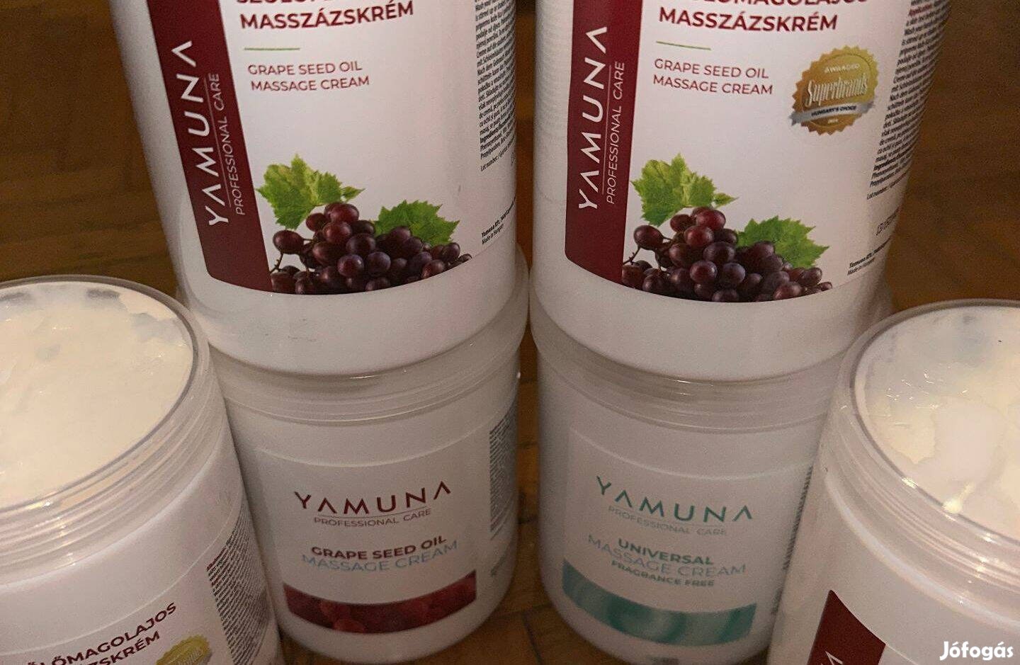 Masszázs krémek Yamuna 10 doboz 1000 ML Original