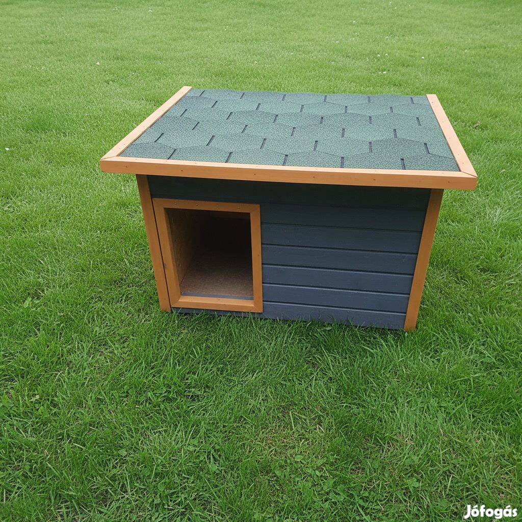 Masszív, hőszigetelt új kutyaház nagytestű kutyának