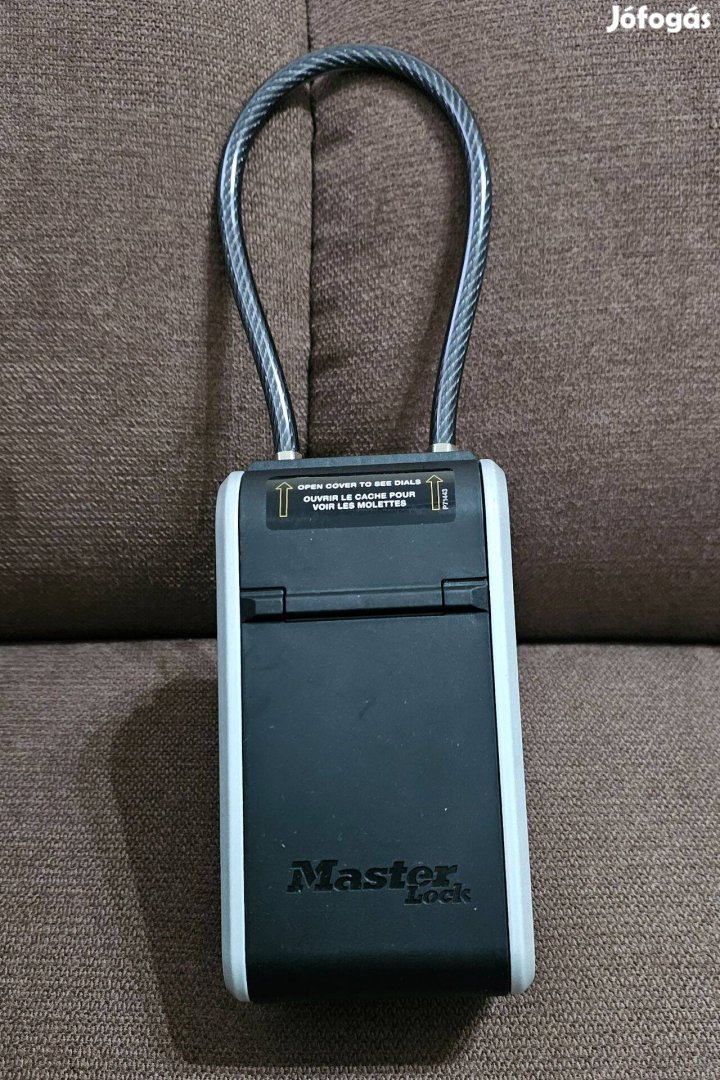 Master Lock számzáras lakat, kulcs tároló