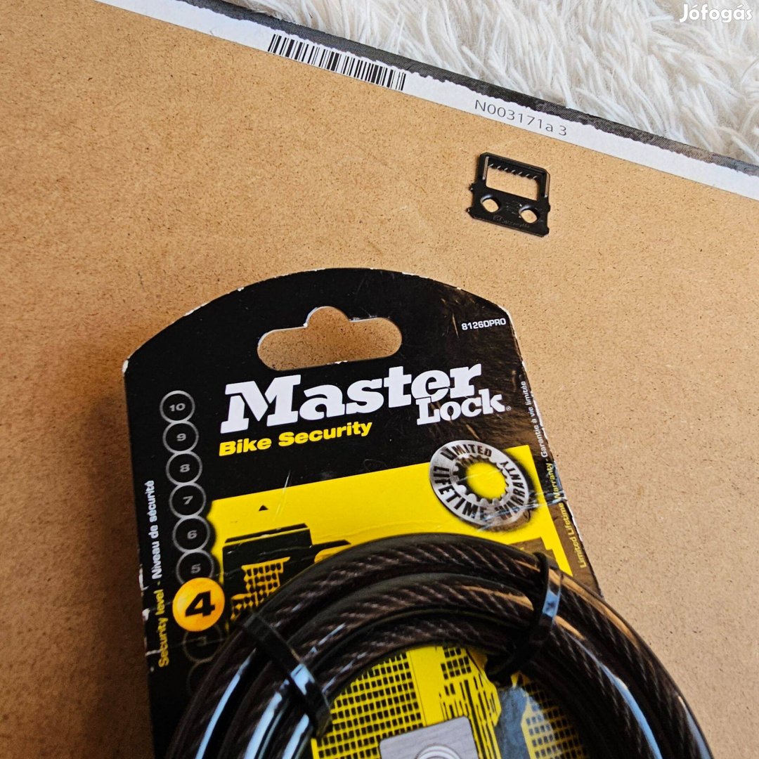 Master lock kerékpár zár új 2 db kulcs