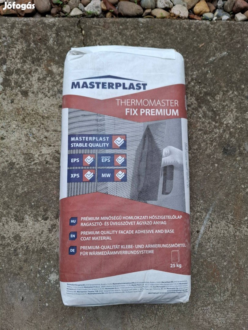 Masterplast Kőzetgyapot és Grafitos eps szigetelés ragasztó