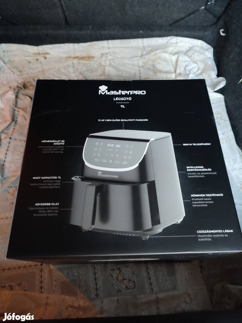 Masterpro air fryer,forrólevegős fritőz, forrólevegős sütő