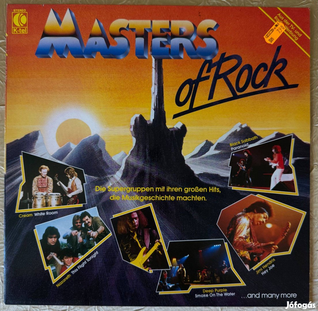 Masters Of Rock német válogatás bakelit hanglemez