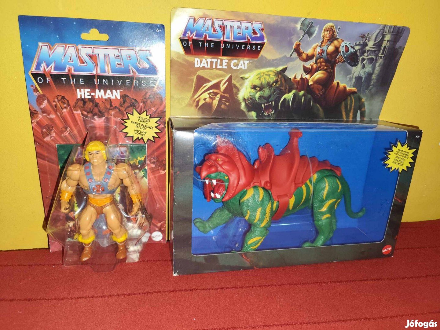 Masters of the Universe Origins He-man and Battle Cat (bontatlan)