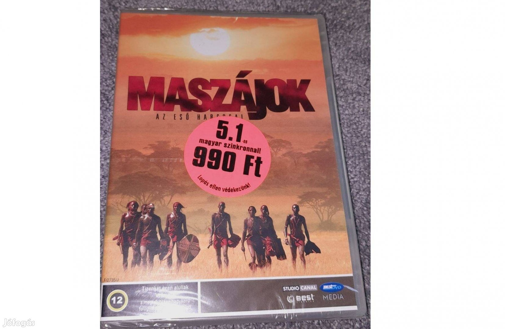 Maszájok - Az eső harcosai DVD (2004) Új, Fóliás szinkronizált