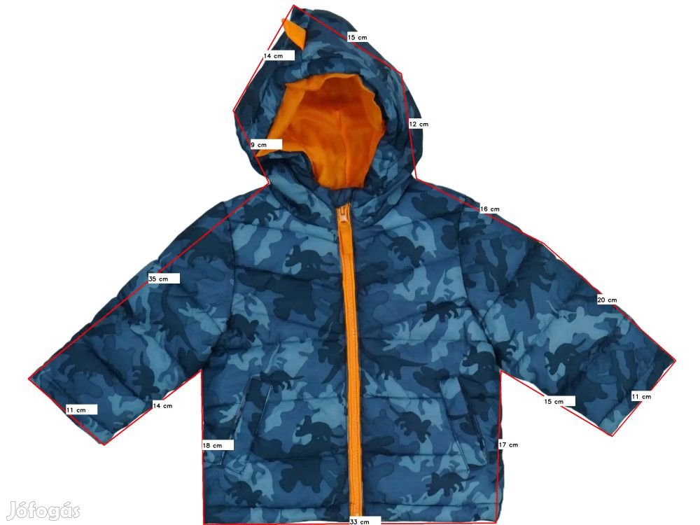 Matalan Használt (keveset használt) Fiú Télikabát (Méret: 80)