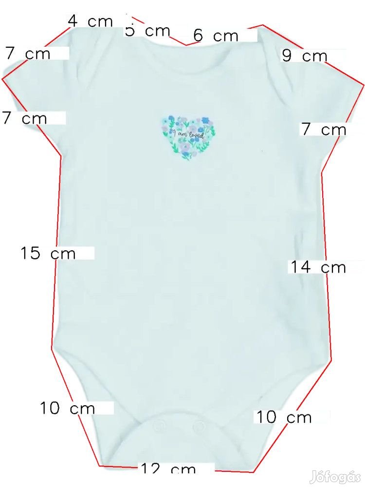 Matalan Használt (újszerű) Fiú Rövid ujjú / ujjatlan body (Méret: 68)