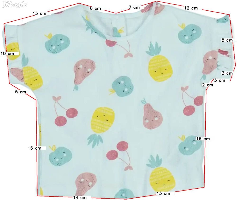 Matalan Használt (újszerű) Lány Póló (Méret: 68)
