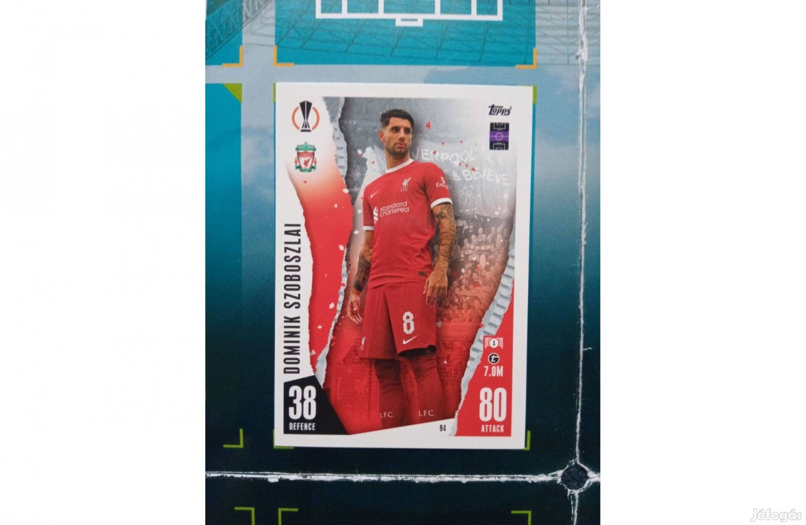 Match Attax 2023-2024 Szoboszlai Dominik (Liverpool) foci kártya