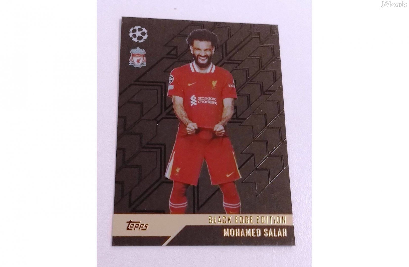 Match Attax 2024/25 Mohamed Salah Black Edge focis kártya