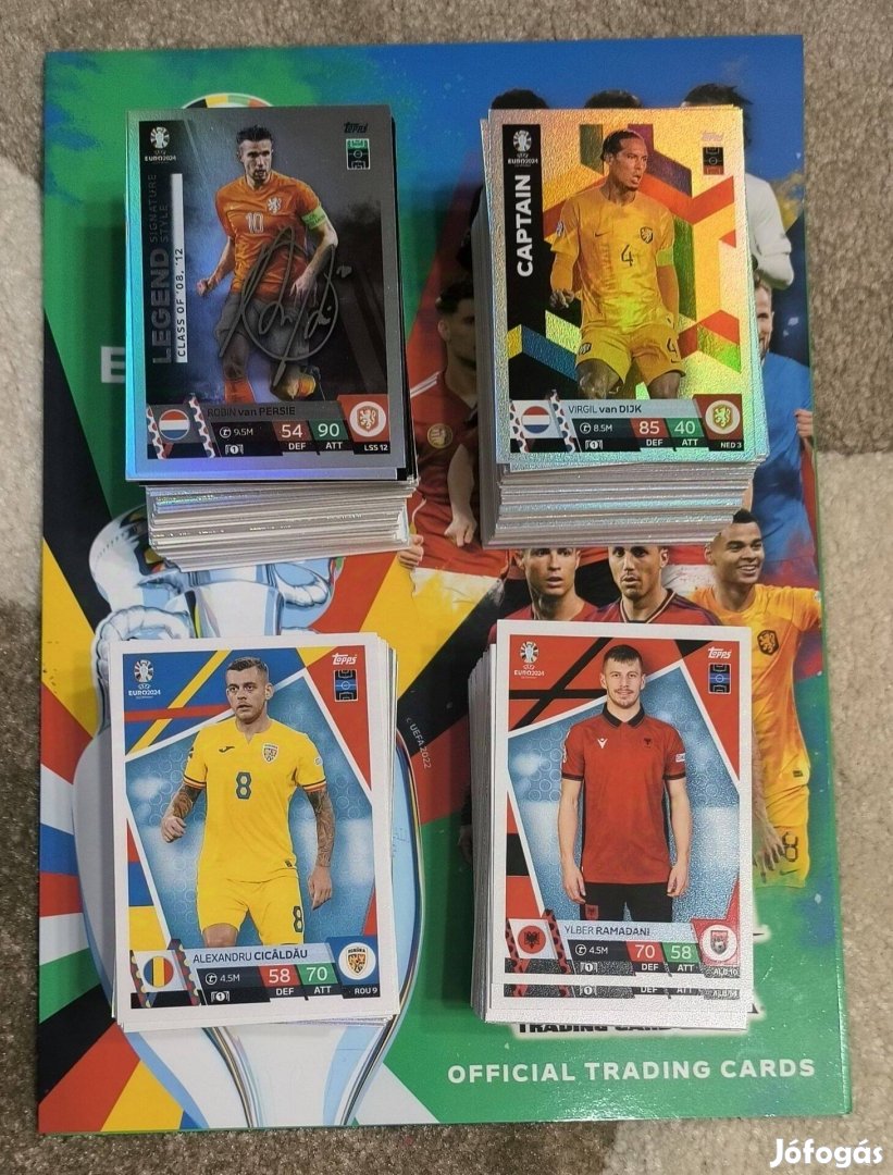 Match Attax Euro 2024 kártyajáték