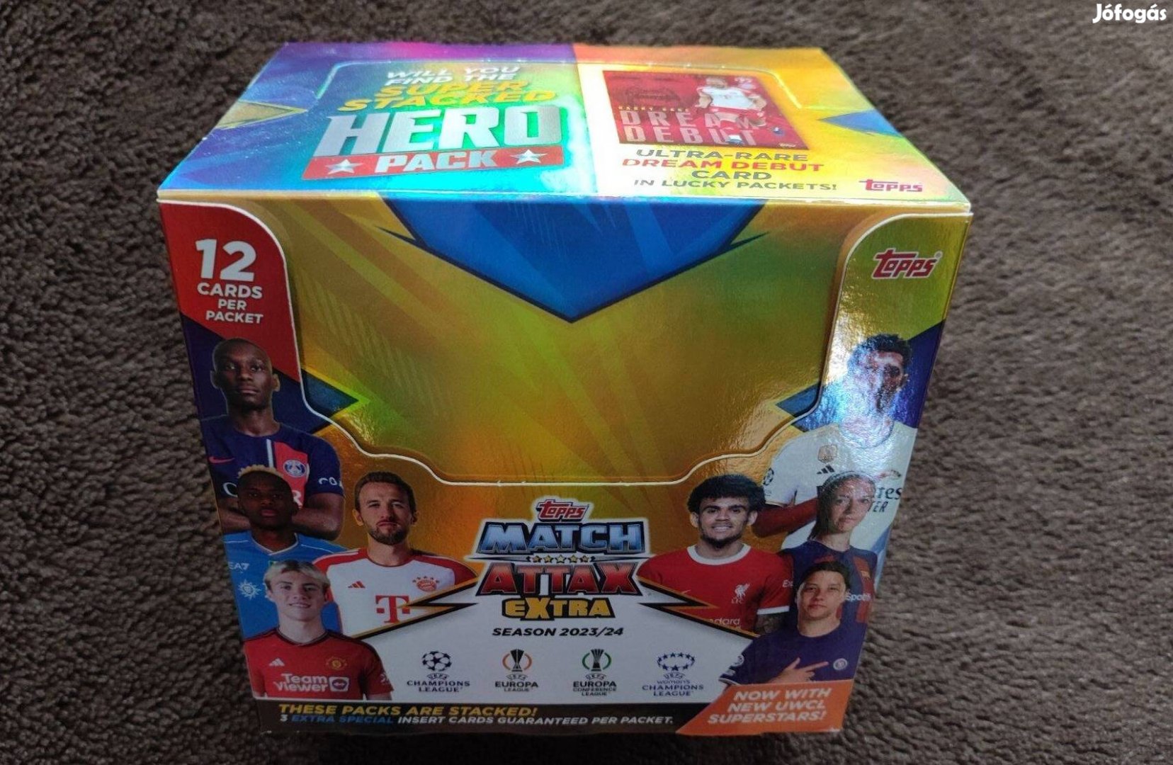 Match Attax Extra Hero pack 36 darab kártyával
