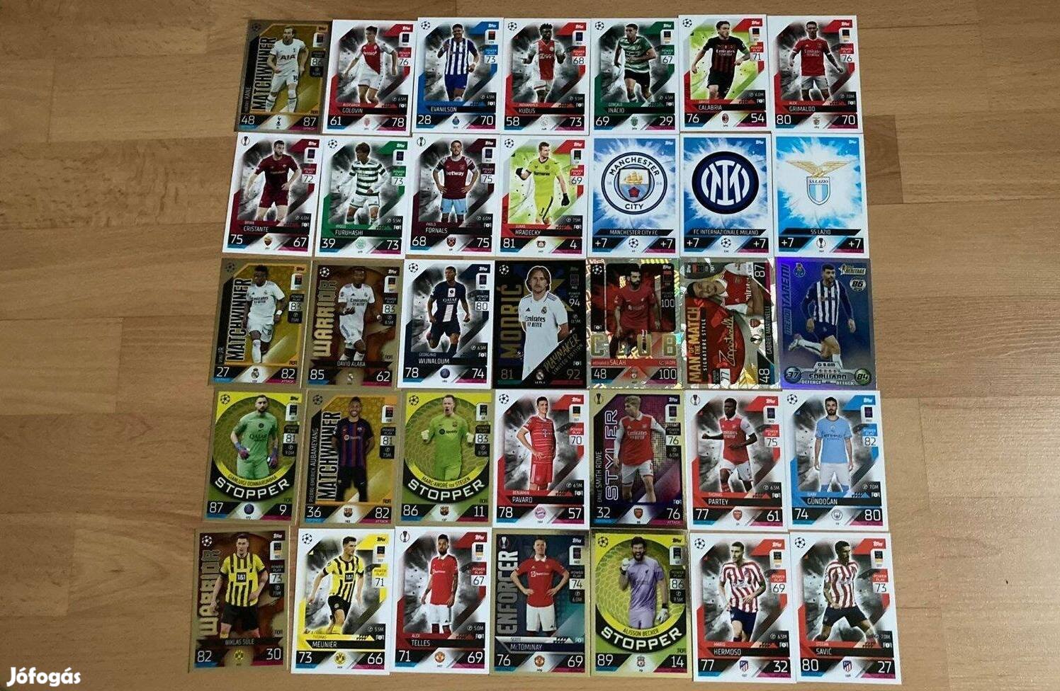 Match Attax Kártya Sárga Modric (35 db.)