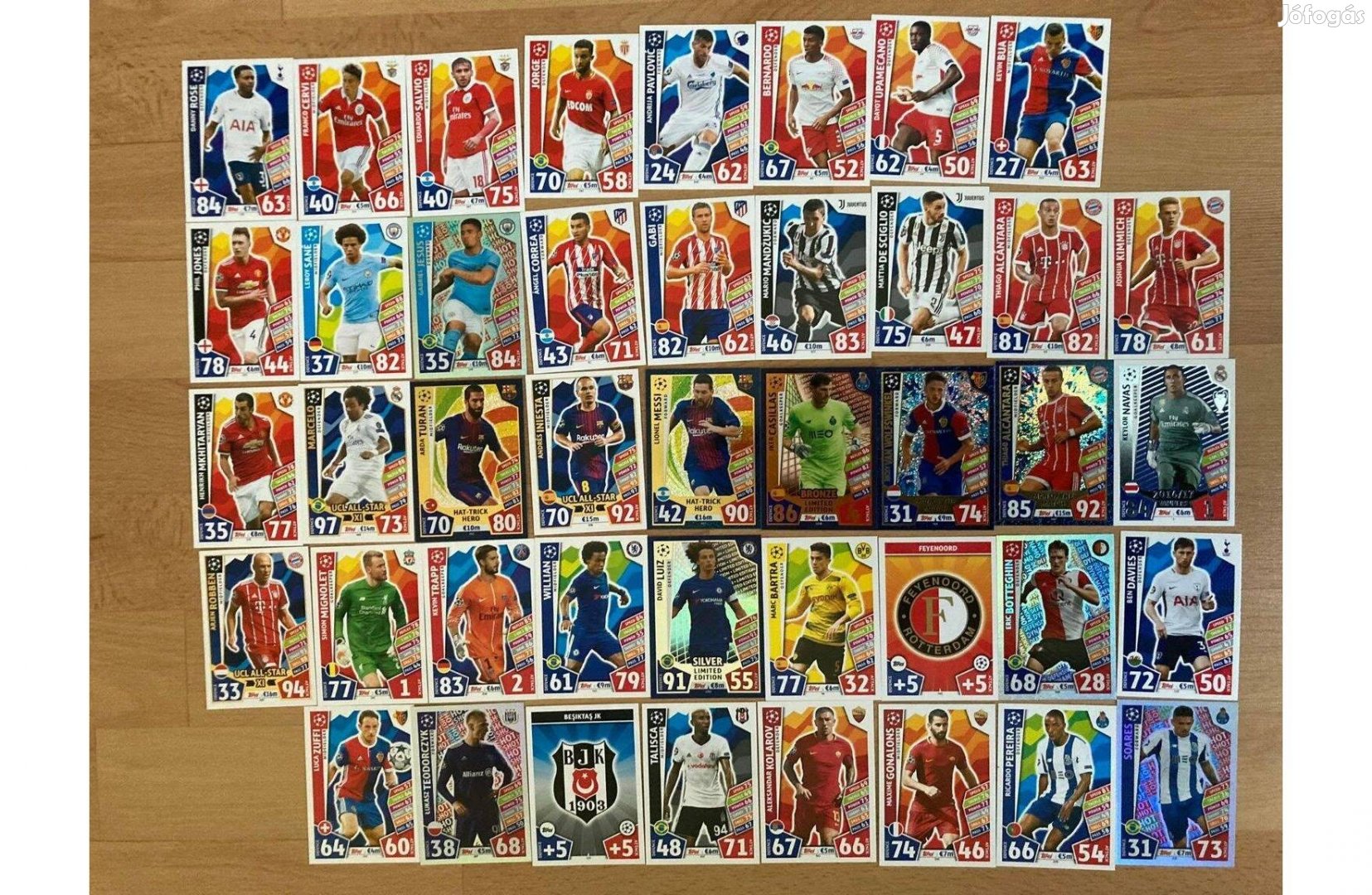 Match Attax Kék Messi (43 db.)