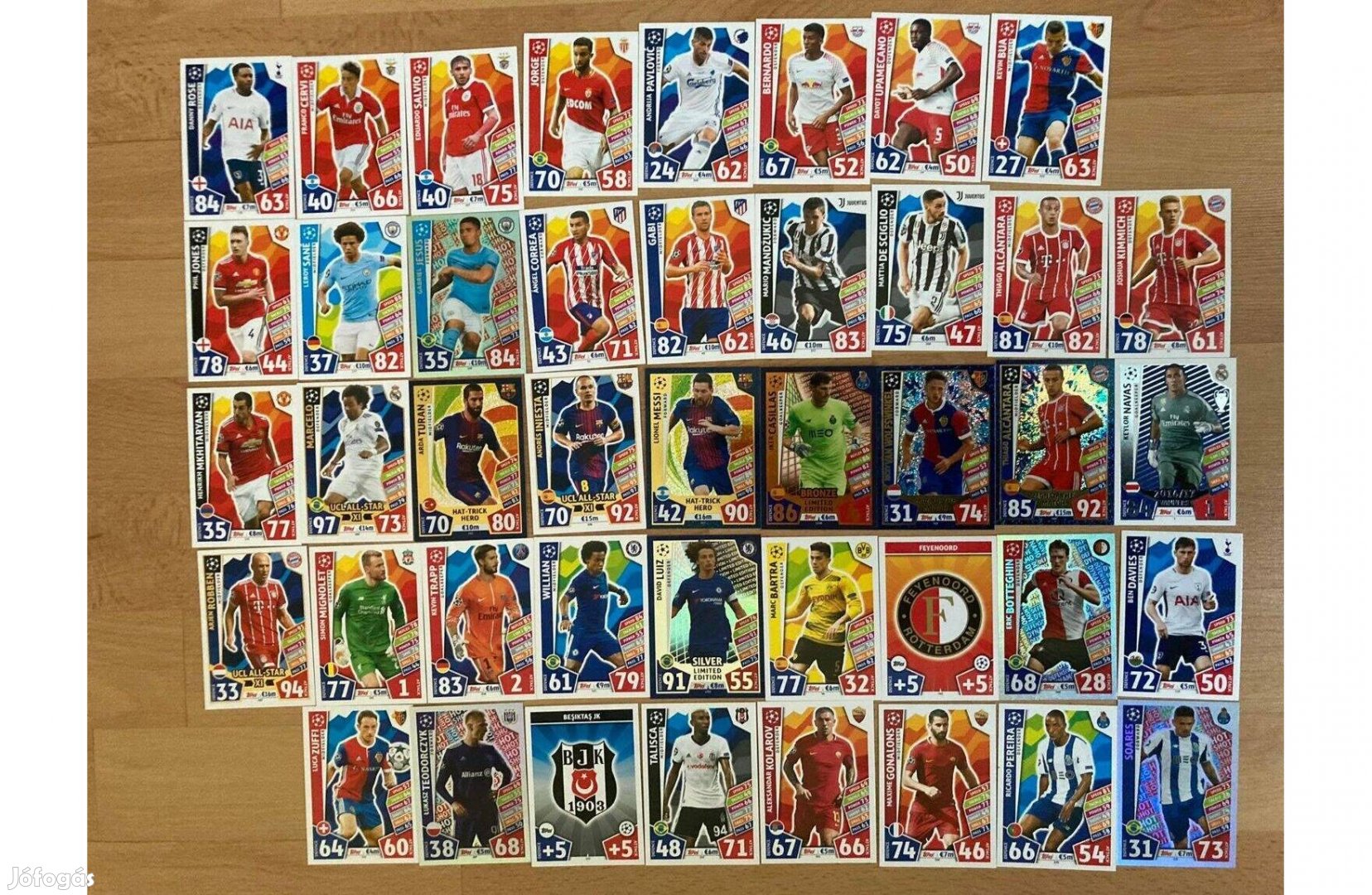 Match Attax Kék Messi (43 db.)