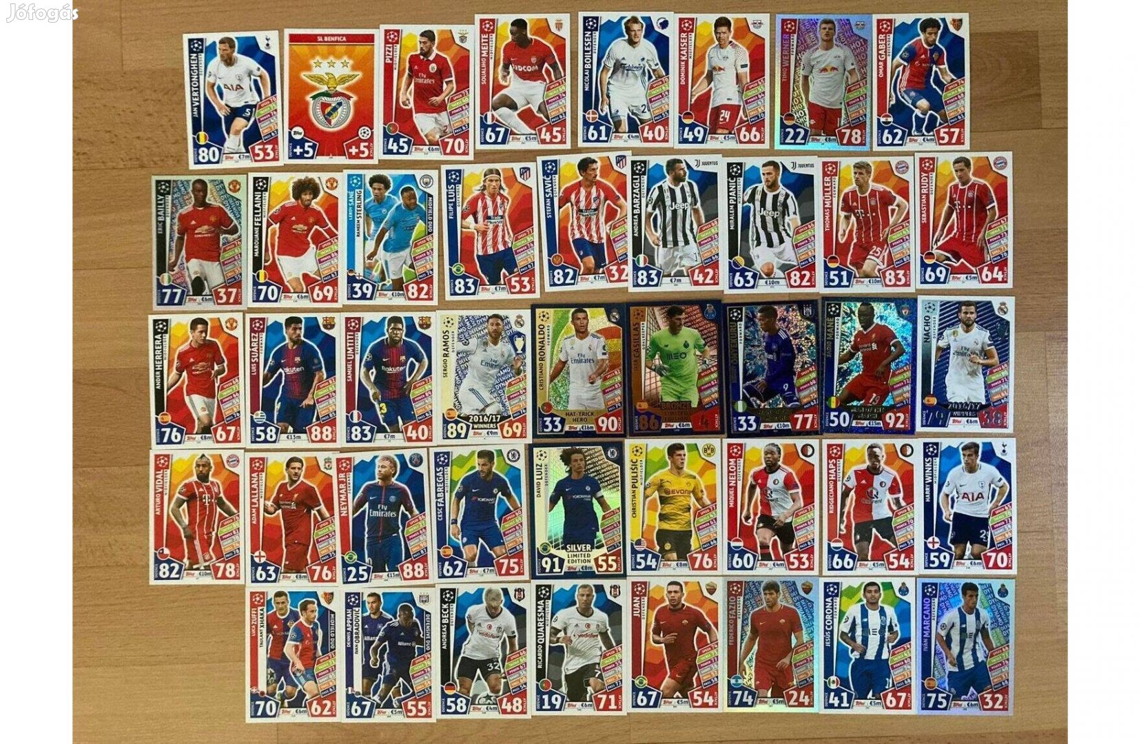 Match Attax - Kék - Ronaldo 43 db