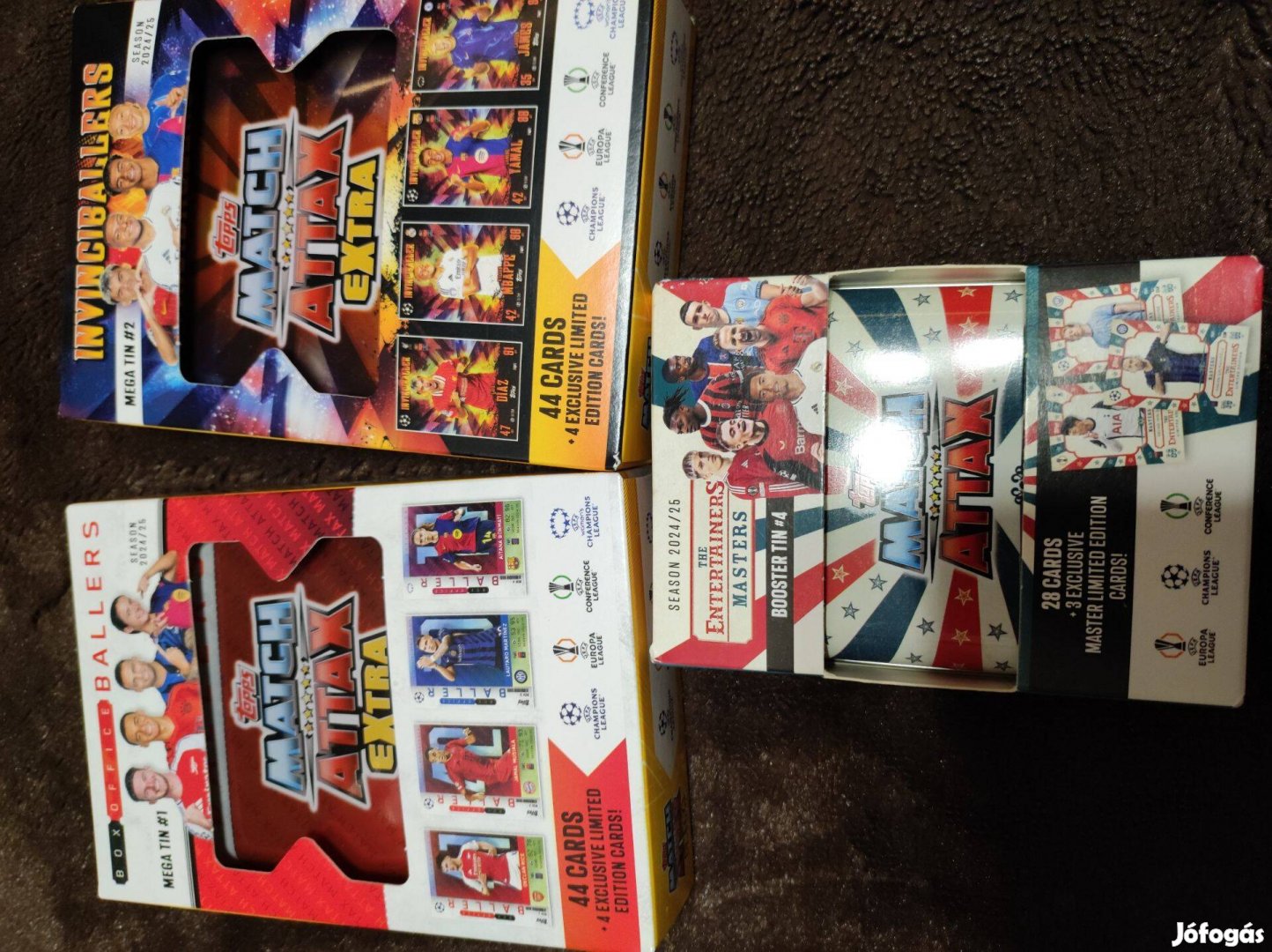 Match Attax fémdobozok