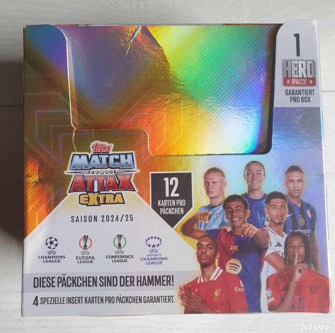 Match attax extra,2024-25 kártyák