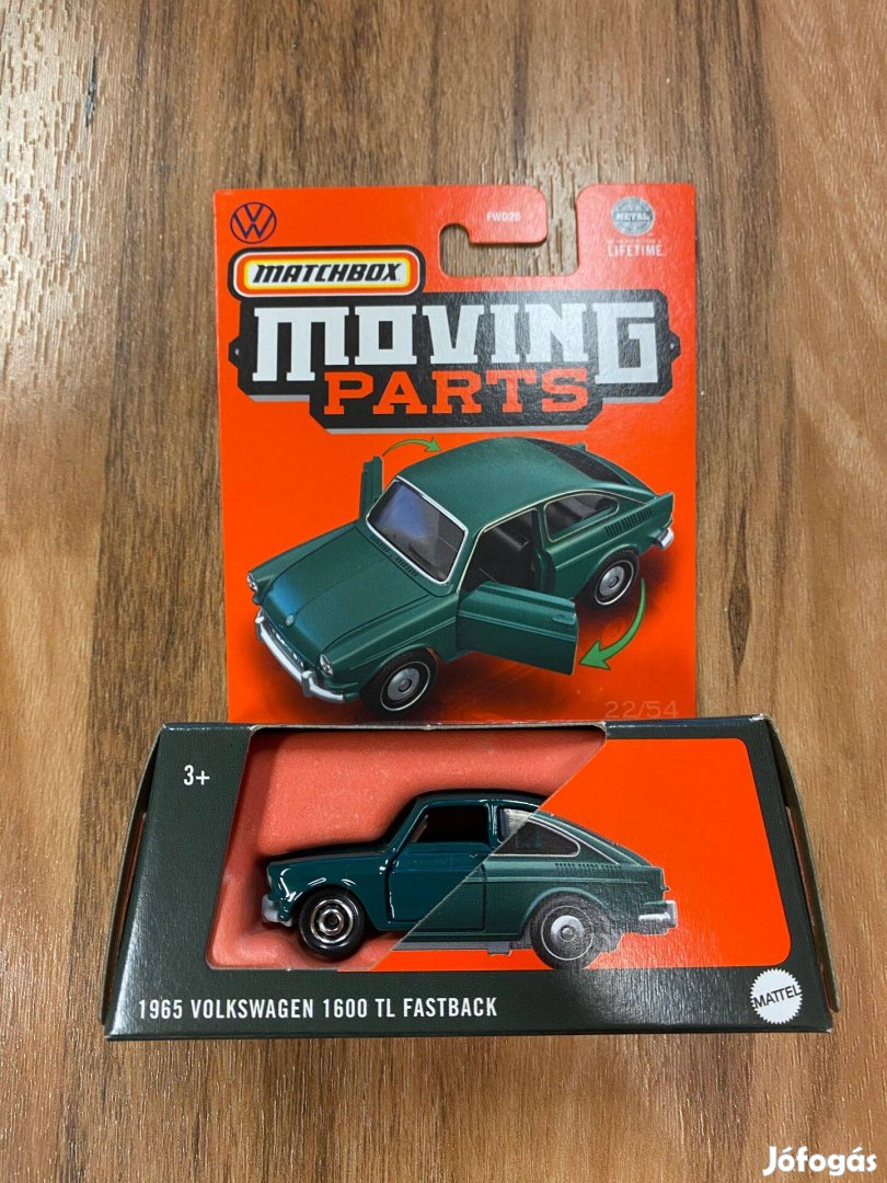 Matchbox 1965 Volkswagen 1600 TL Fastback (Hvn19) Moving Parts