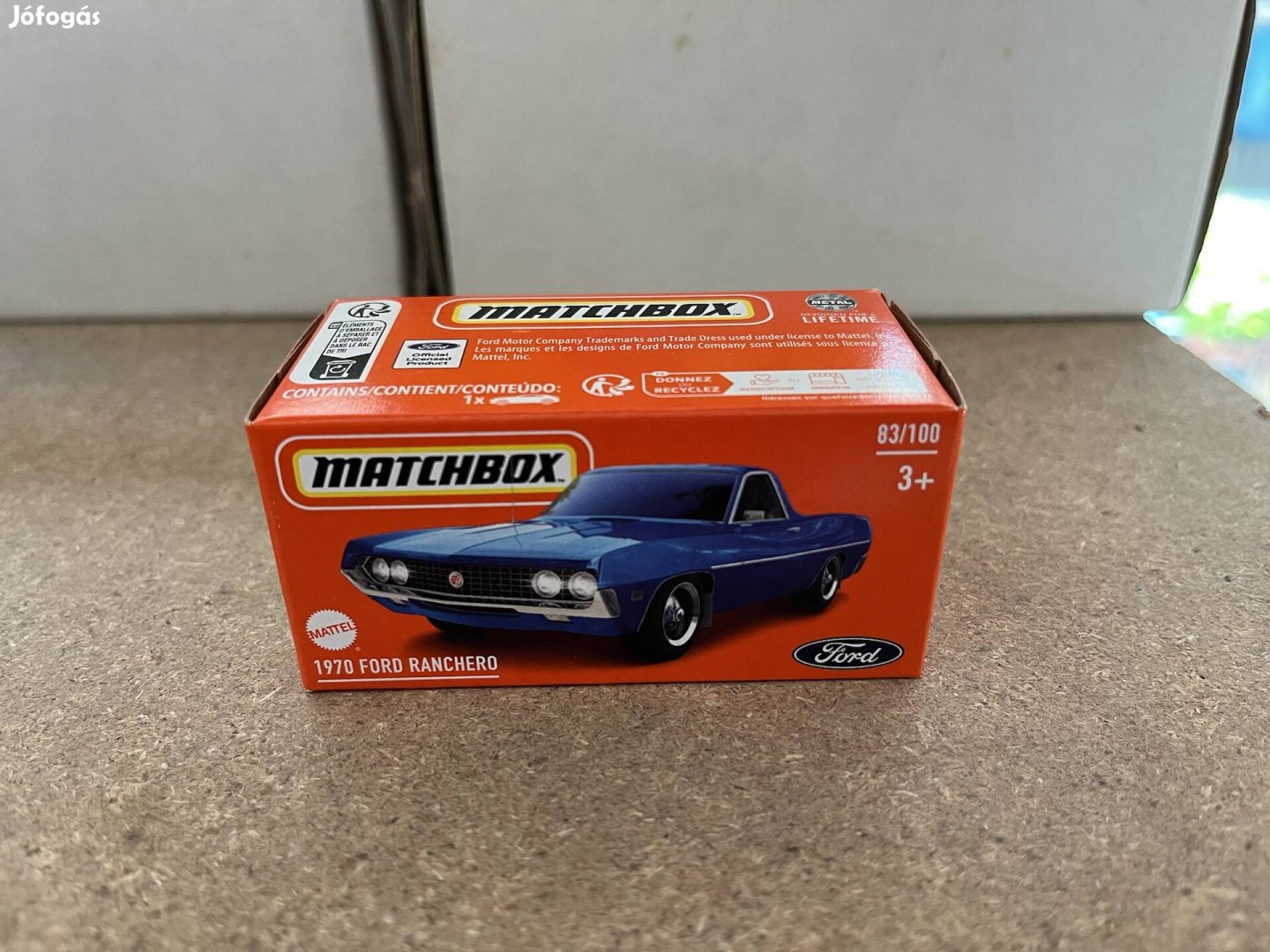 Matchbox 1970 Ford Ranchero papírdobozos Új