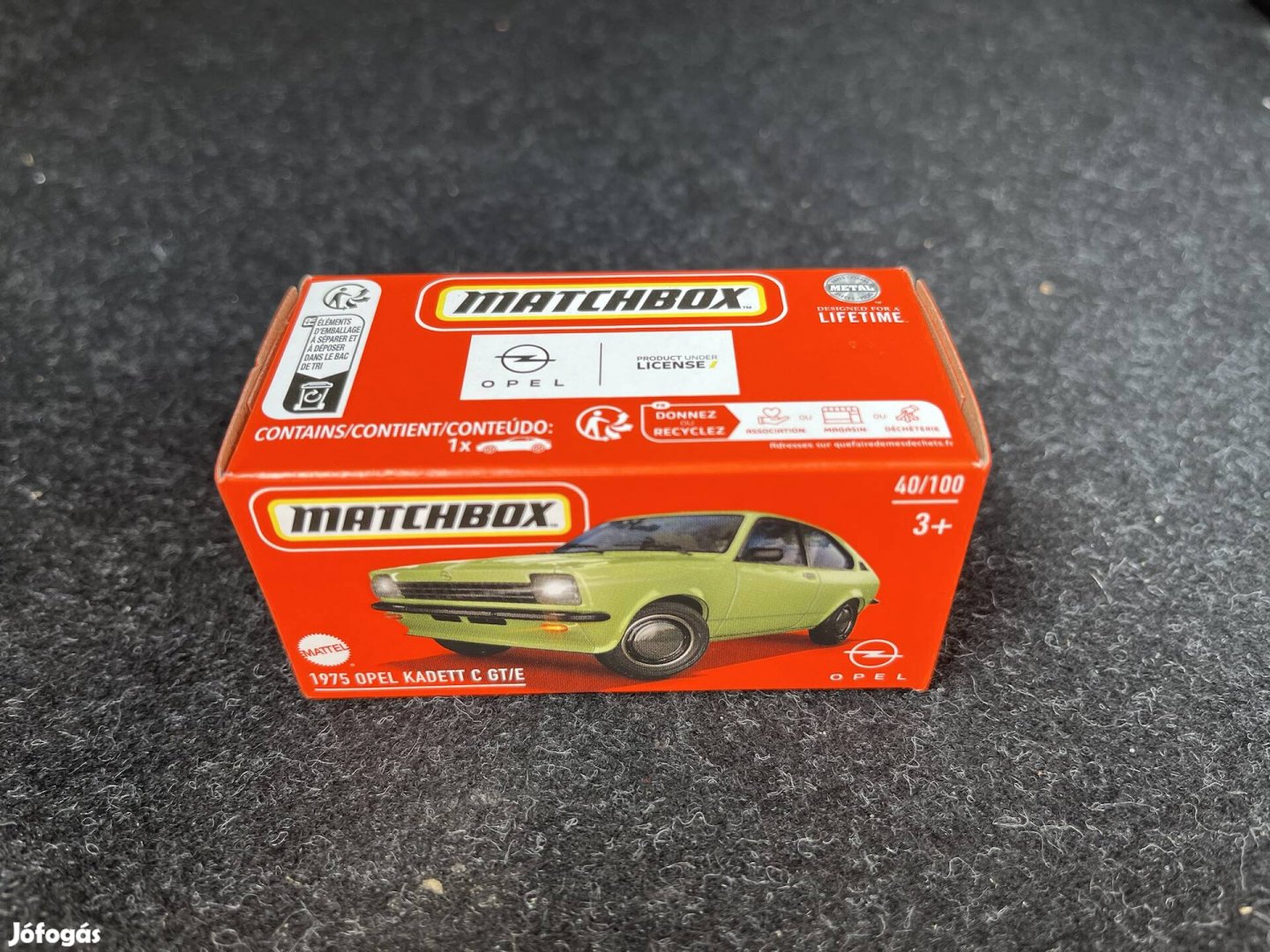 Matchbox 1975 Opel Kadett C GT/E papírdobozos Új