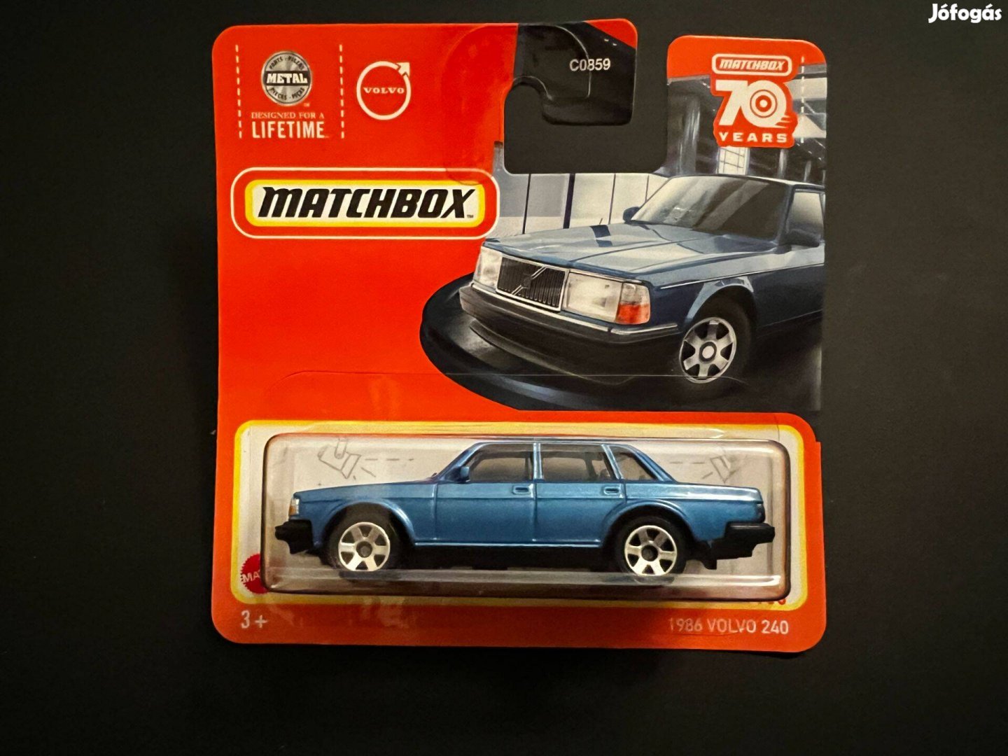 Matchbox 1986 Volvo 240 - világoskék