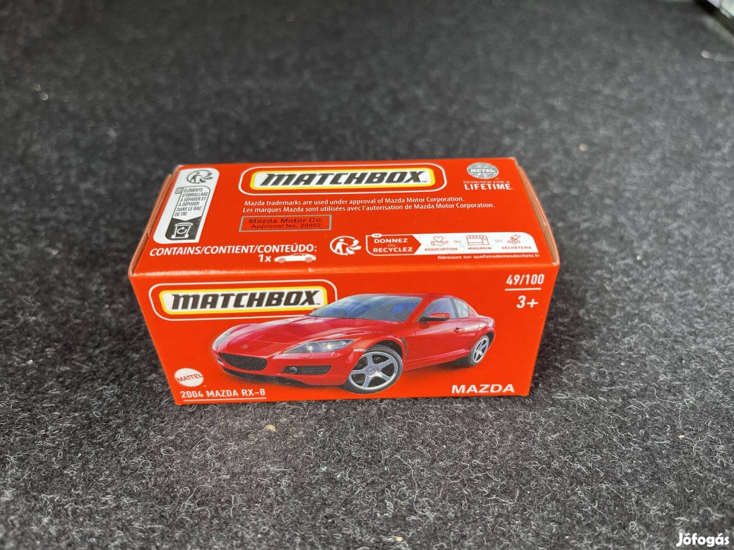 Matchbox 2004 Mazda RX-8 papírdobozos Újp