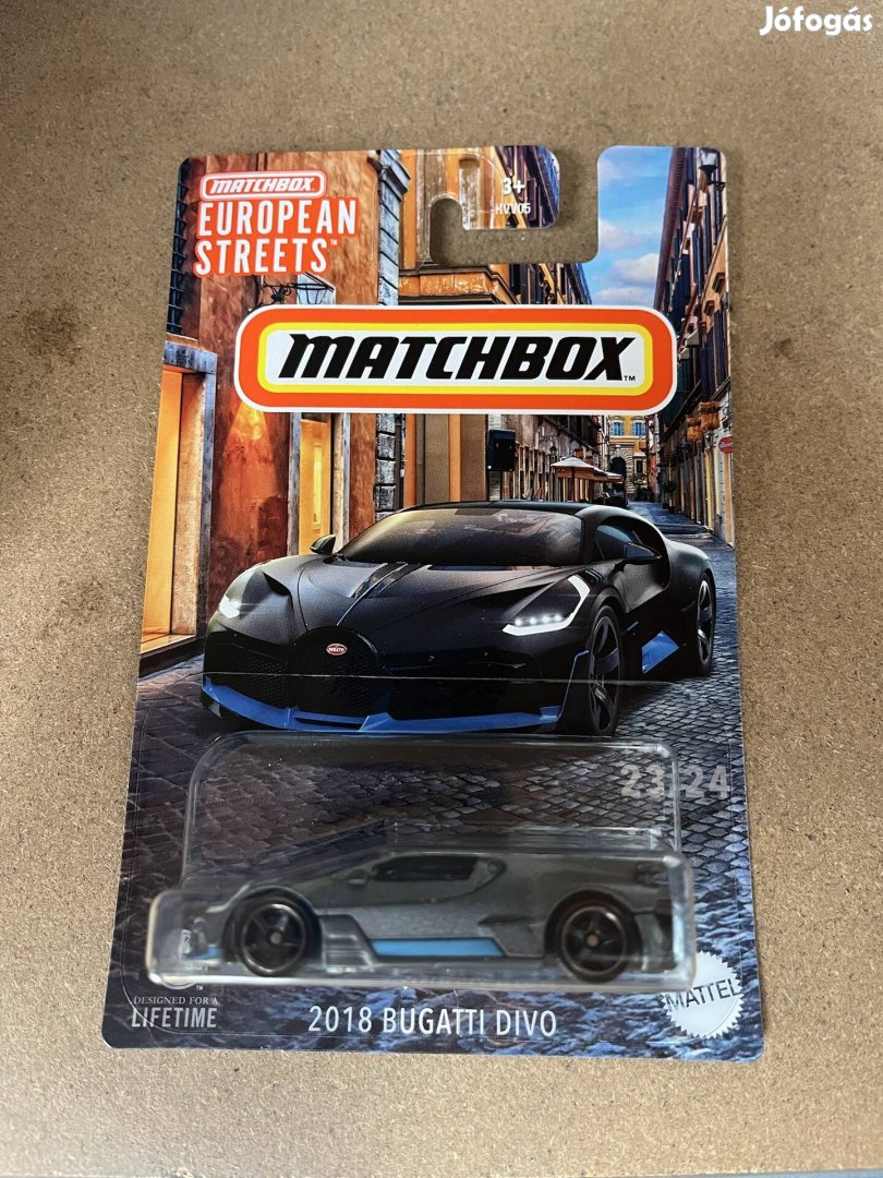 Matchbox 2018 Bugatti Divo Új