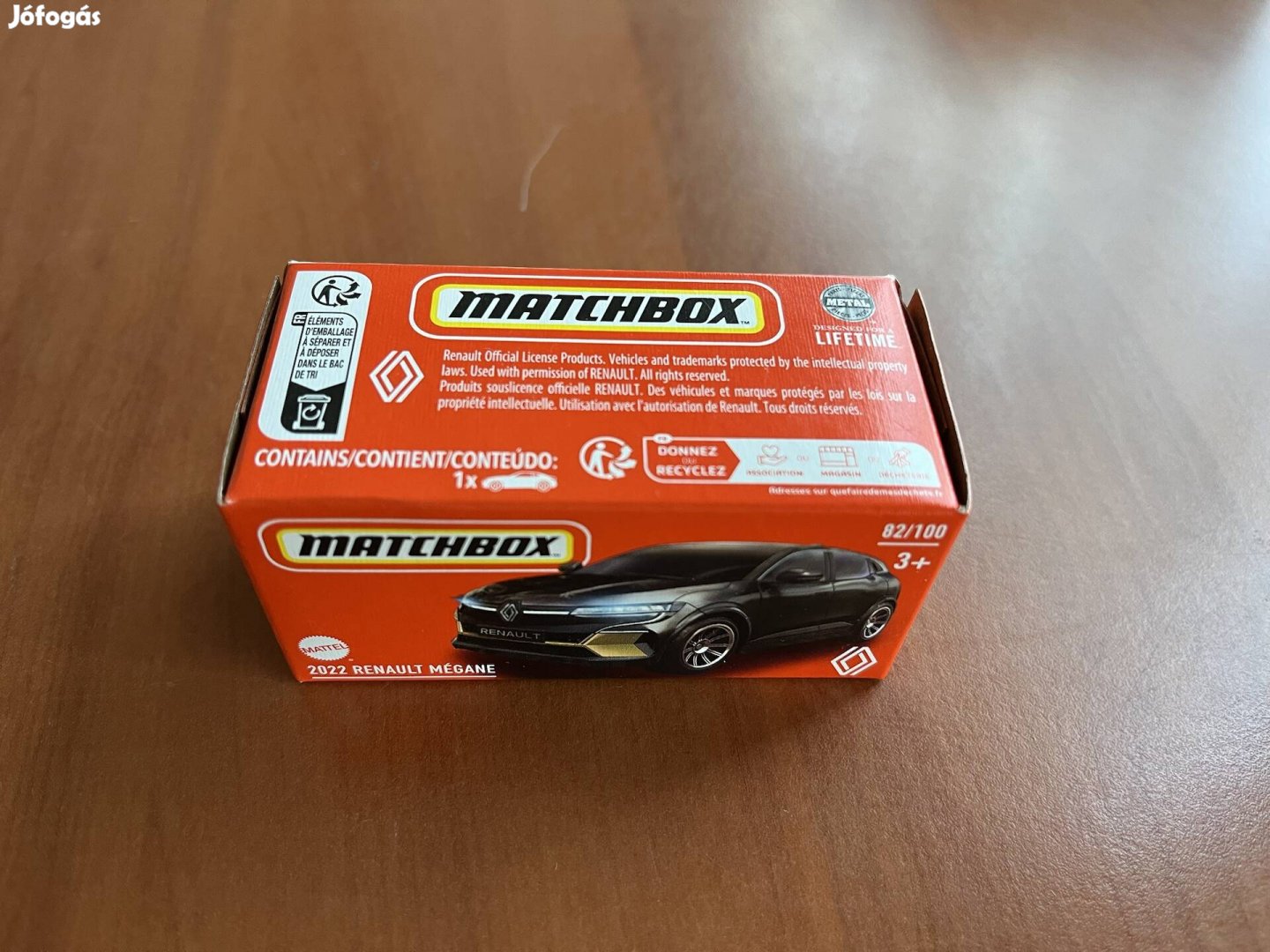 Matchbox 2022 Renault Megane papírdobozos Új