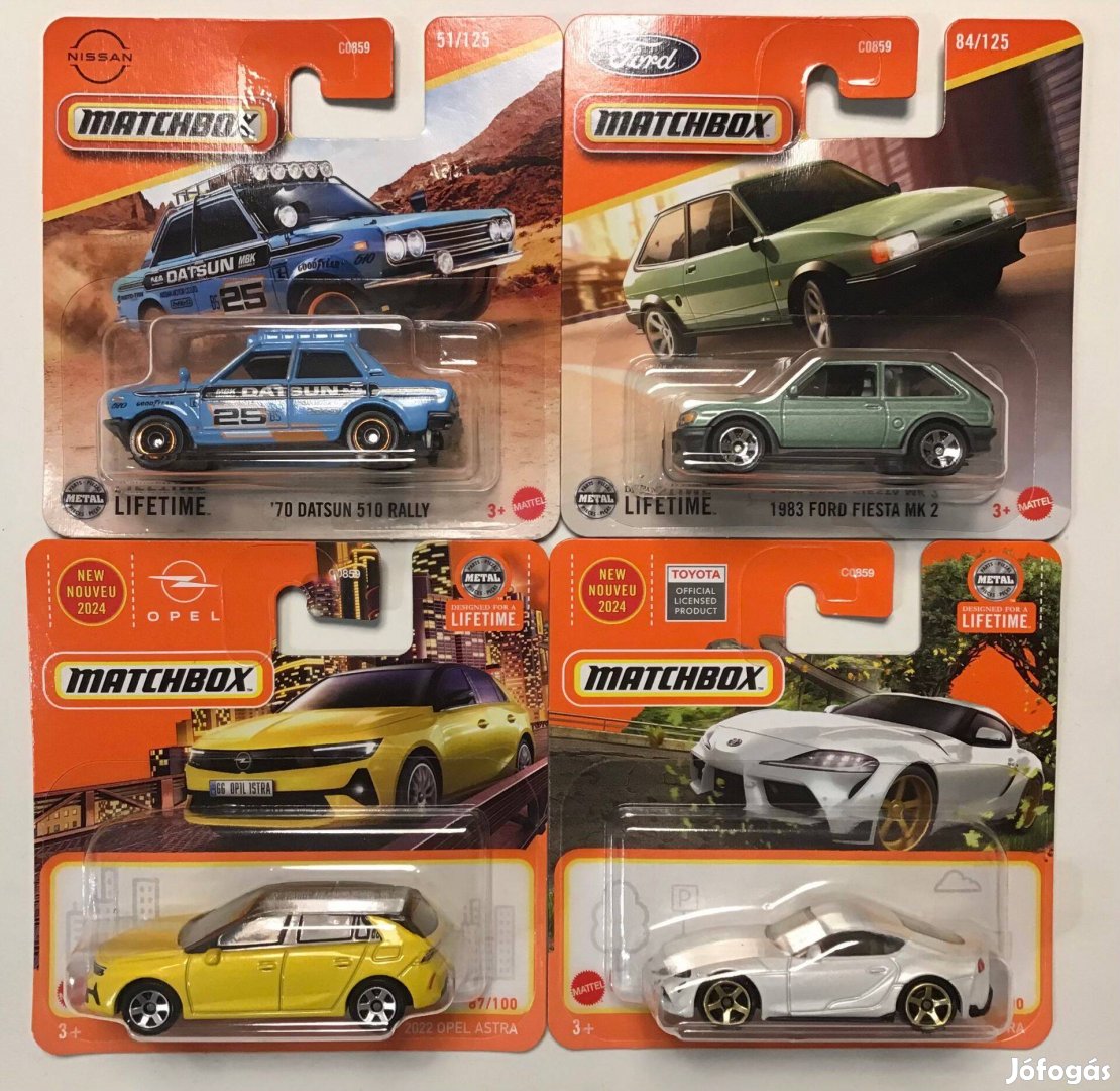 Matchbox 2025 Datsun 510 Toyota Supra Opel Astra Ford Fiesta