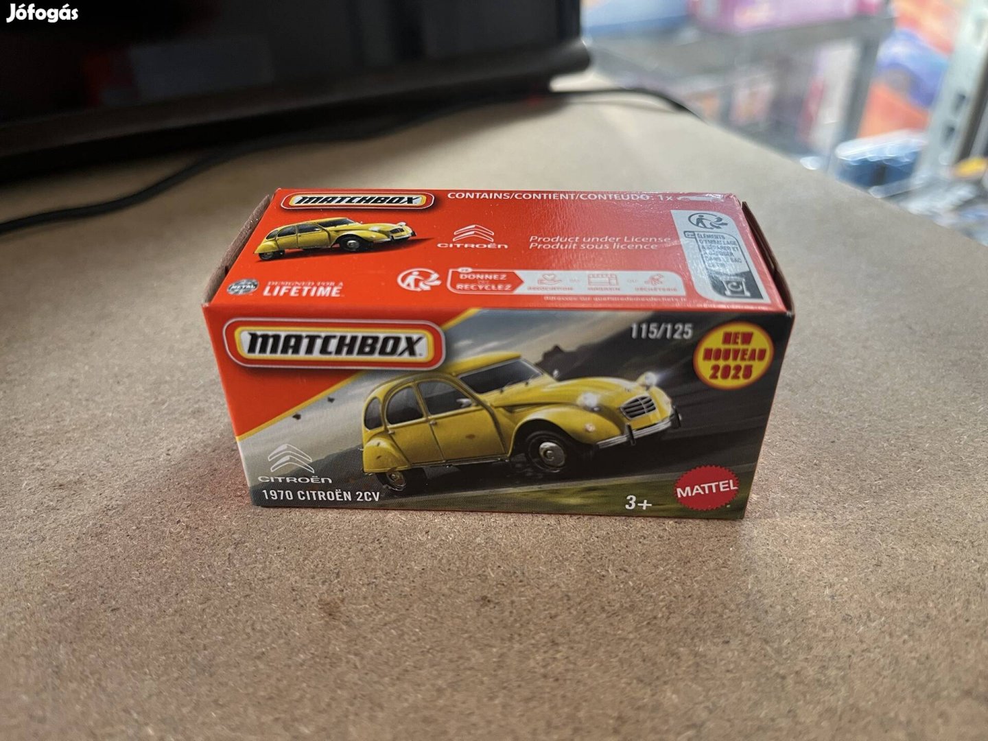 Matchbox 2025 - 1970 Citroen 2CV Új papírdobozos