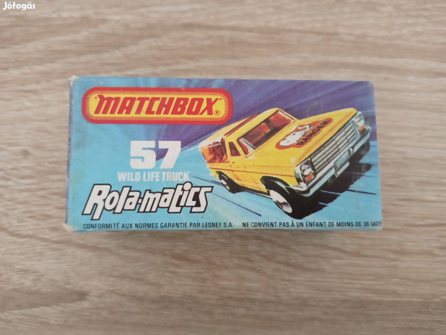 Matchbox 57 wildlife truck rola-matics üres doboz